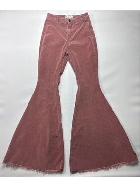 Dusty Rose High-Waist Flared Jeans - Women, “We The Free”, EUC!!